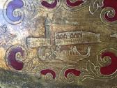 Vintažinis tradicinis Venecijos medinis padėklas - nuotraukos Nr. 3