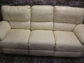 Natūralios odos sofa su reklainerio mechanizmu - nuotraukos Nr. 3