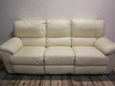 Natūralios odos sofa su reklainerio mechanizmu - nuotraukos Nr. 2