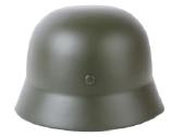Vokiečių M35 šalmas plieninis žalias su pošalmiu - nuotraukos Nr. 5