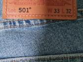 Levis 501 džinsai W33 L32 Originalūs - nuotraukos Nr. 3