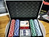 Pokerio rinkinys kortomis žetonais lagaminas Poker - nuotraukos Nr. 2