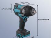 Galingas atitinka Makita Dtw700 - nuotraukos Nr. 4