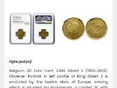 20 centu. Belgija 2004 su klaida. - nuotraukos Nr. 3