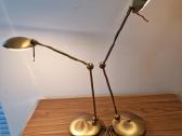 Vintažinės mid century žalvario stalinės lempos - nuotraukos Nr. 10