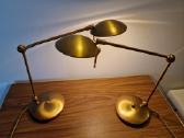 Vintažinės mid century žalvario stalinės lempos - nuotraukos Nr. 15