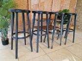 Vintažinės mid century baro kėdės - nuotraukos Nr. 8