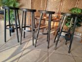 Vintažinės mid century baro kėdės - nuotraukos Nr. 11