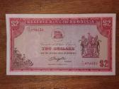 Rodežos 2 $ banknotas