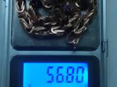 Pitonas auksine grandinele raudono 585praba 56,8gr - nuotraukos Nr. 8