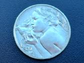 500 lirų 1973m. San Marinas 11g. sidabras 835