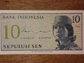 Indonezijos 10 sen banknotas
