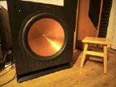 Klipsh Spl-150 galigiausias monstras nuo 18hz