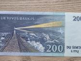 1997 metų 200 litų su Vilniaus saugyklos antspaudu - nuotraukos Nr. 2