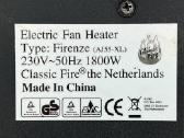 Elektrinis židinys - šildytuvas Classic fire the - nuotraukos Nr. 9