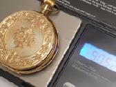 90,52 gr. 14k Auksas Senovinis Kišeninis Laikrodis - nuotraukos Nr. 7