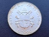 1000 lirų 1987m. Vatikanas sidabras 835 unc