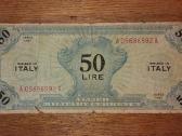 Italijos 50 lirų banknotas