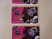 Monster High VIP kolekcinės kortelės - nuotraukos Nr. 3