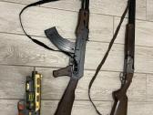 Žaislinis metalinis Ak-47 + Medžioklinis šautuvas
