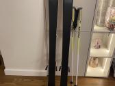 Vaikiškos slidės Atomic 130 cm, lazdos, šalmas - nuotraukos Nr. 4