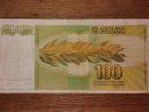 Jugoslavijos 100 dinaru banknotas - nuotraukos Nr. 2