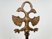 Žalvarinis pastatomas penkių šakų šviestuvas - nuotraukos Nr. 5
