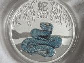 2025 Year of the Snake 1oz (Lunar III) colored
