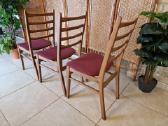 Vintažinės mid century bukmedžio kėdės - nuotraukos Nr. 4