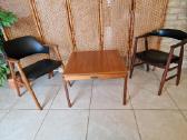 Vintažinis mid century tikmedžio kavos staliukas - nuotraukos Nr. 13
