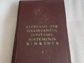 Lietuvos Tsr galiojančių įstatymų