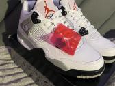 Air Jordan 4 White cement