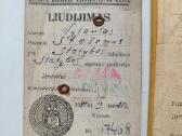 Tarpukario Vdu studijų knygelė ir liudijimas 1940 - nuotraukos Nr. 10