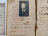 Tarpukario Vdu studijų knygelė ir liudijimas 1940 - nuotraukos Nr. 11