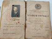 Tarpukario Vdu studijų knygelė ir liudijimas 1940 - nuotraukos Nr. 12
