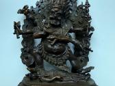Bronzinė Mahakalos statūlėlė Tibetas - nuotraukos Nr. 2