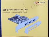 Usb 3.0 Pci Express x 1 plokštė