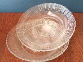 Stiklinės lėkštės, 21,5cm, 2vnt., Crystal Wheaton