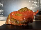 Didelė figūrėlė (36 cm) Jaučio jako buivolas 1970 - nuotraukos Nr. 3