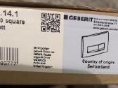 Geberit Delta50 Square vandens nuleidimo mygtukas - nuotraukos Nr. 2