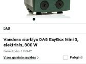 Dab vandens siurblis. Palaikyti vandens saudimui - nuotraukos Nr. 2