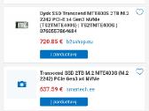 Transcend 400s 2tb M.2 2242 Nvme SSD (Naudotas) - nuotraukos Nr. 2