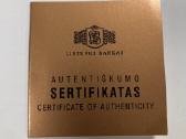 Sertifikatai Lietuvos banko monetoms - nuotraukos Nr. 3