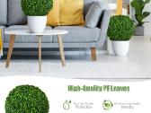 Dviejų dirbtinių buksmedžių rinkinys - nuotraukos Nr. 3