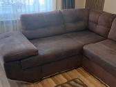Kampinė sofa su miegama dalimi