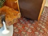 Vintažinis mid century Himolla odinis/tiko fotelis - nuotraukos Nr. 14