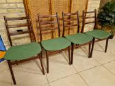Vintažinės mid century "Casala" tikmedžio kėdės - nuotraukos Nr. 4