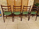 Vintažinės mid century "Casala" tikmedžio kėdės - nuotraukos Nr. 10