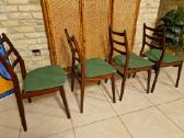 Vintažinės mid century "Casala" tikmedžio kėdės - nuotraukos Nr. 13
