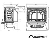 Ketaus krosnelė Kawmet Premium Zeus S9 Eco - nuotraukos Nr. 16